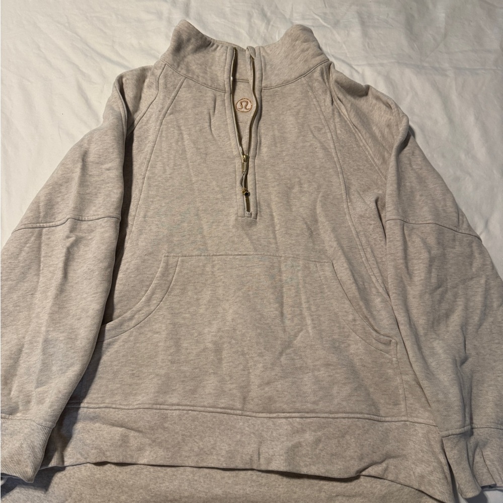 lululemon athletica scuba oversized funnel neck half-zip long